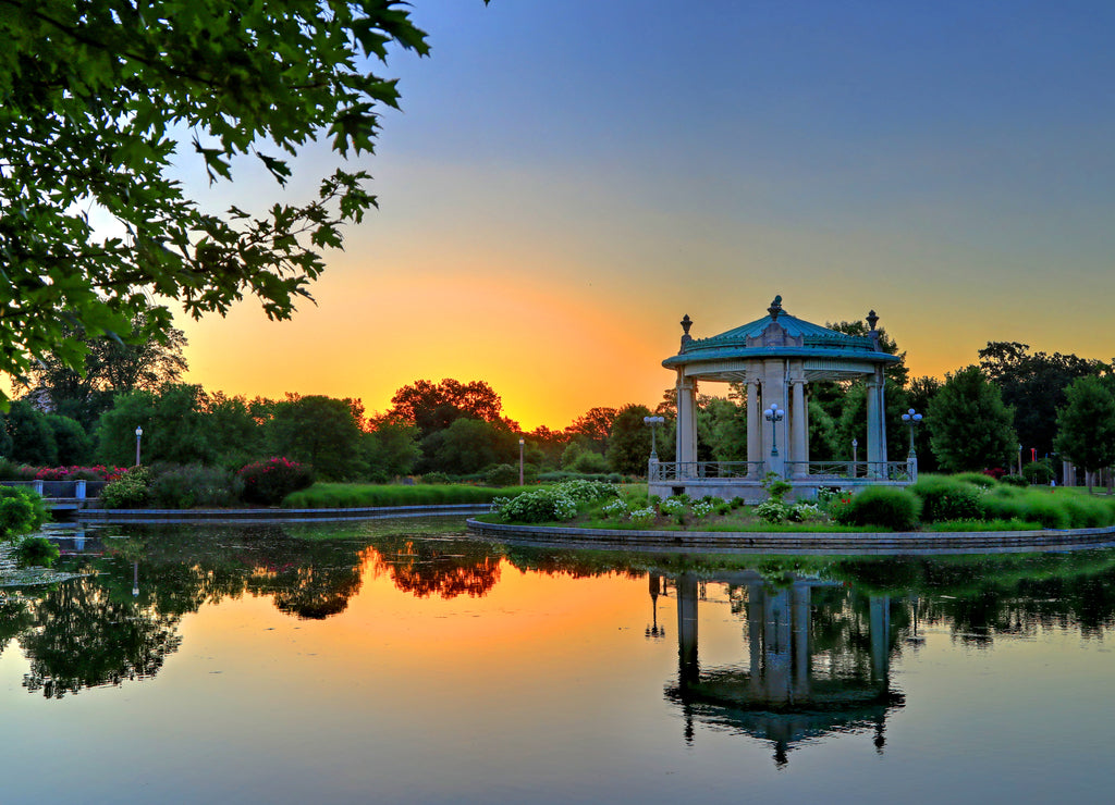 The bandstand in Forest Park, St. Louis, Missouri