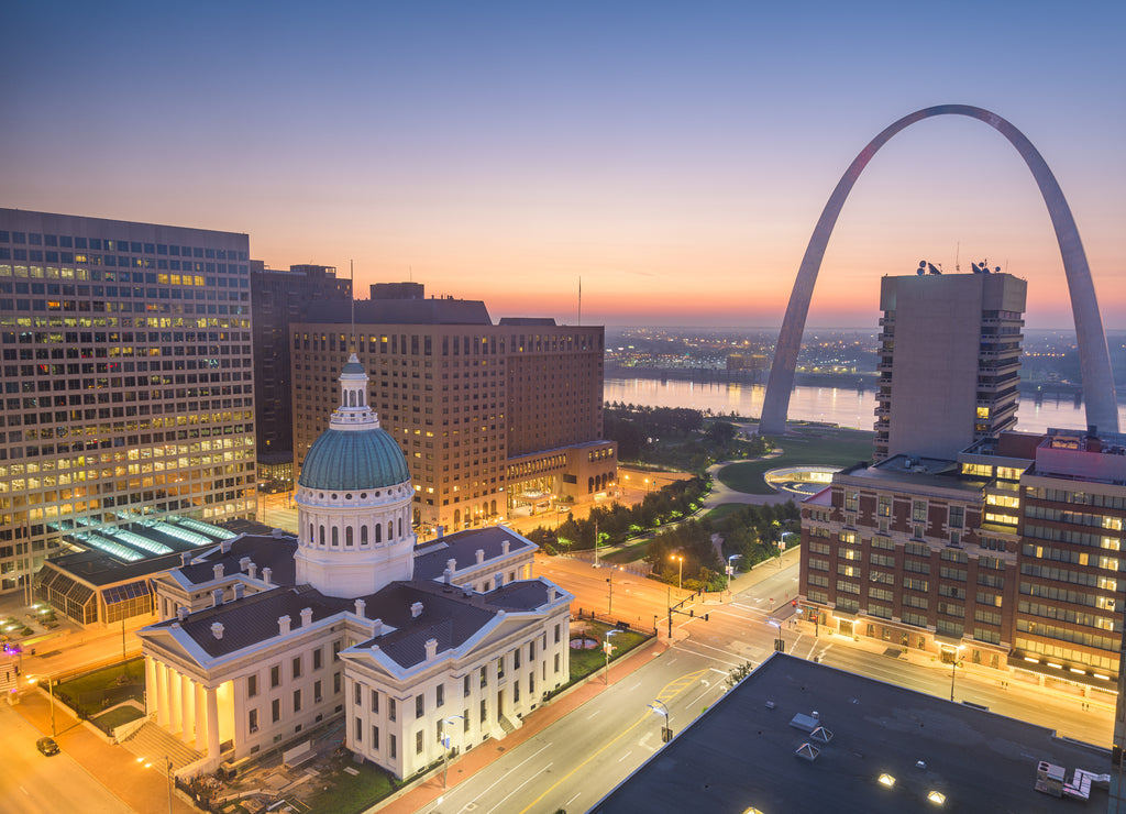 St. Louis, Missouri, USA Cityscape