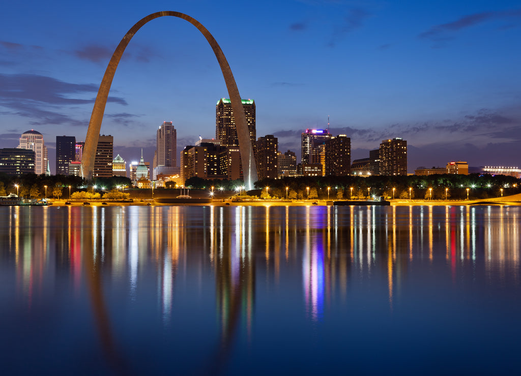 City of St. Louis skyline