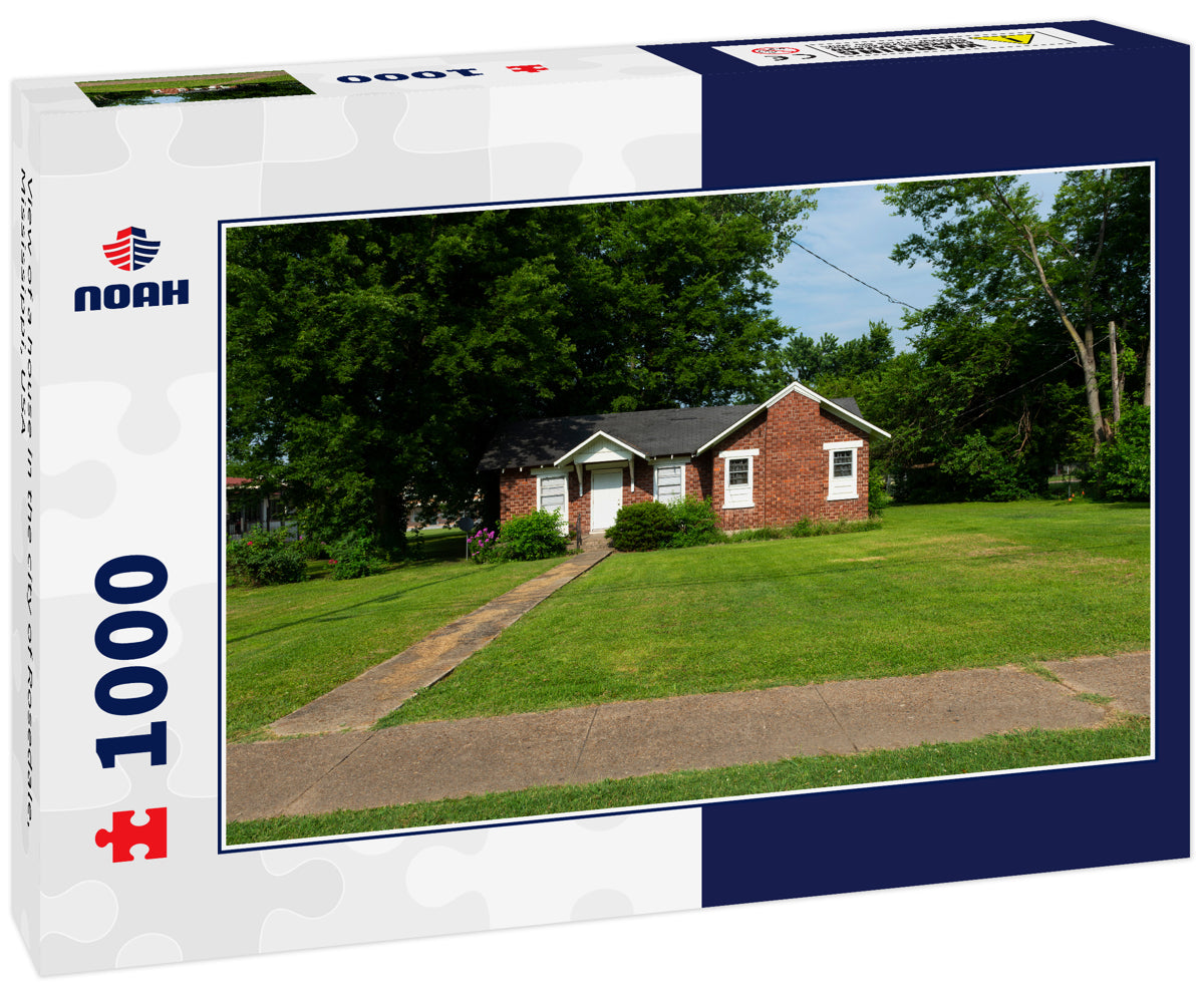 View of a house in the city of Rosedale, Mississippi, USA