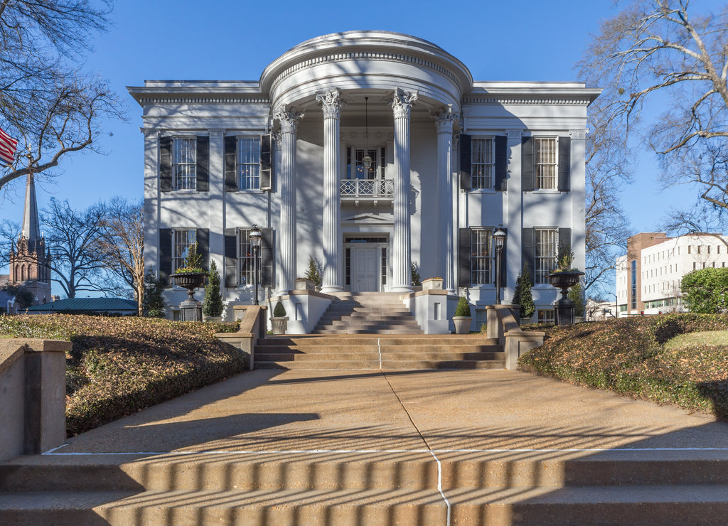 Mississippi Governor's Mansion in Jackson, Mississippi