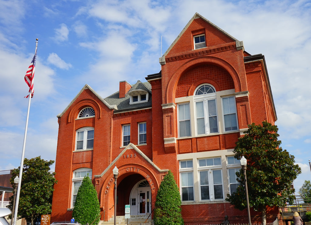 Oxford Downtown in Mississippi