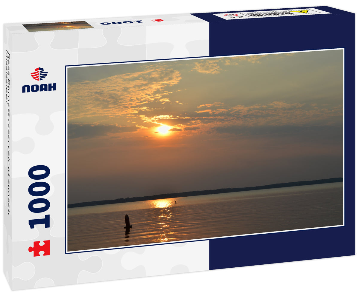 Ross Barnett reservoir at sunset, Mississippi