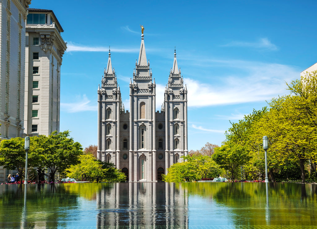 Mormons Temple in Salt Lake City, Utah