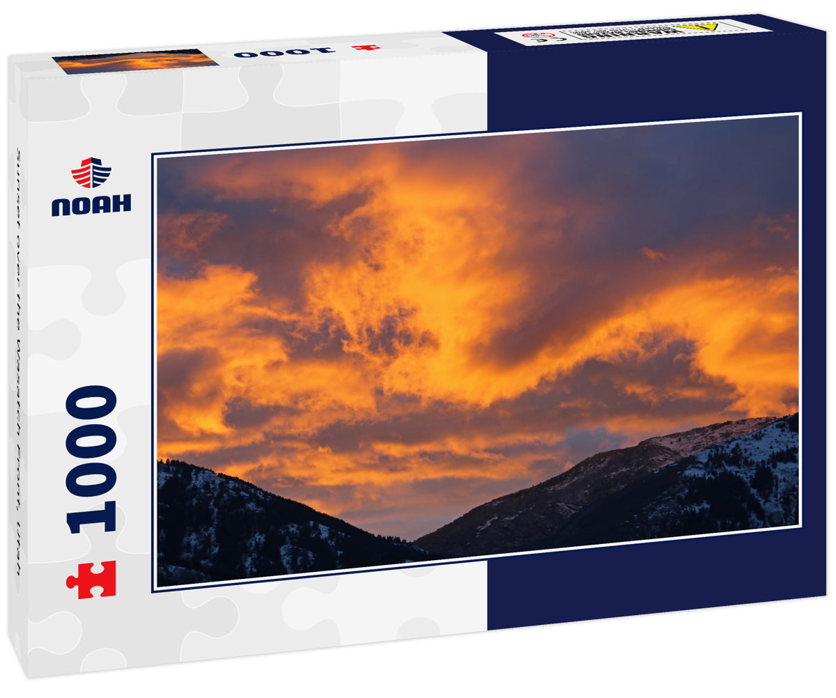 Sunset over the Wasatch Front, Utah