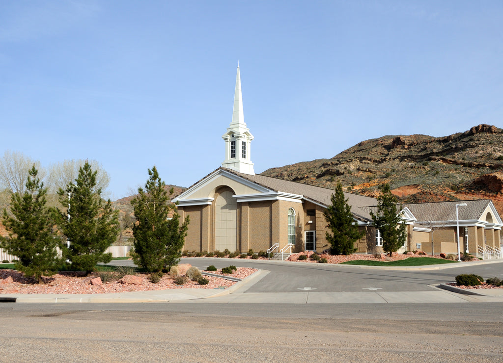 Mormon Church in Rural Southern Utah