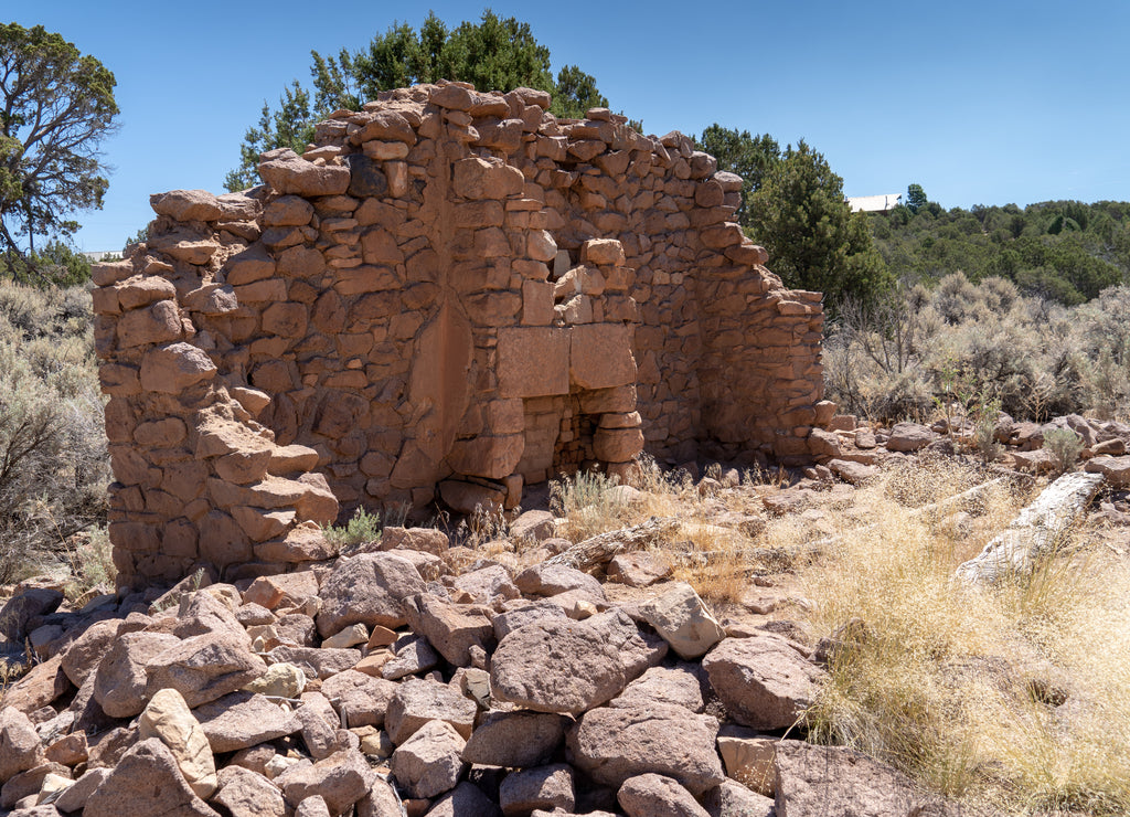 Charcoal kiln in Old Irontown, a ghost town in Utah near Cedar City