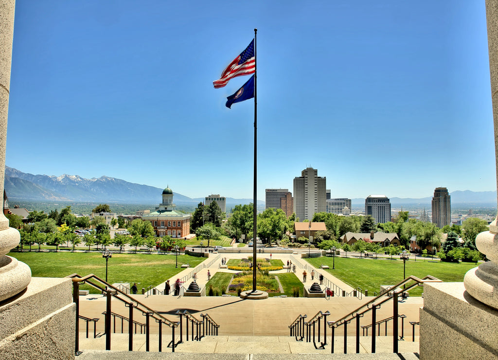 The Utah State Capitol - the house of government for the U.S. state of Utah