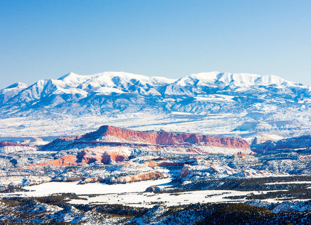 Capitol Reef National Park in winter, Utah, USA