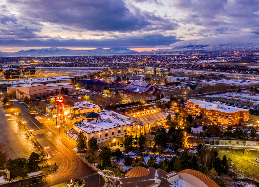 Thanksgiving Point Lehi Utah in Winter