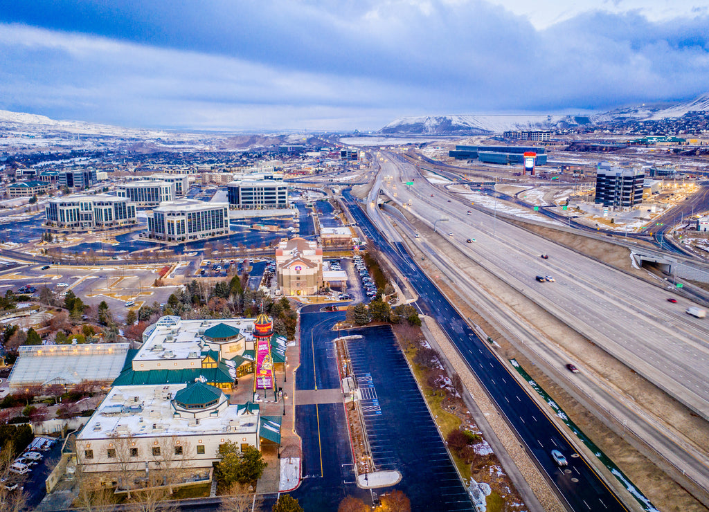 Thanksgiving Point Lehi Utah in Winter