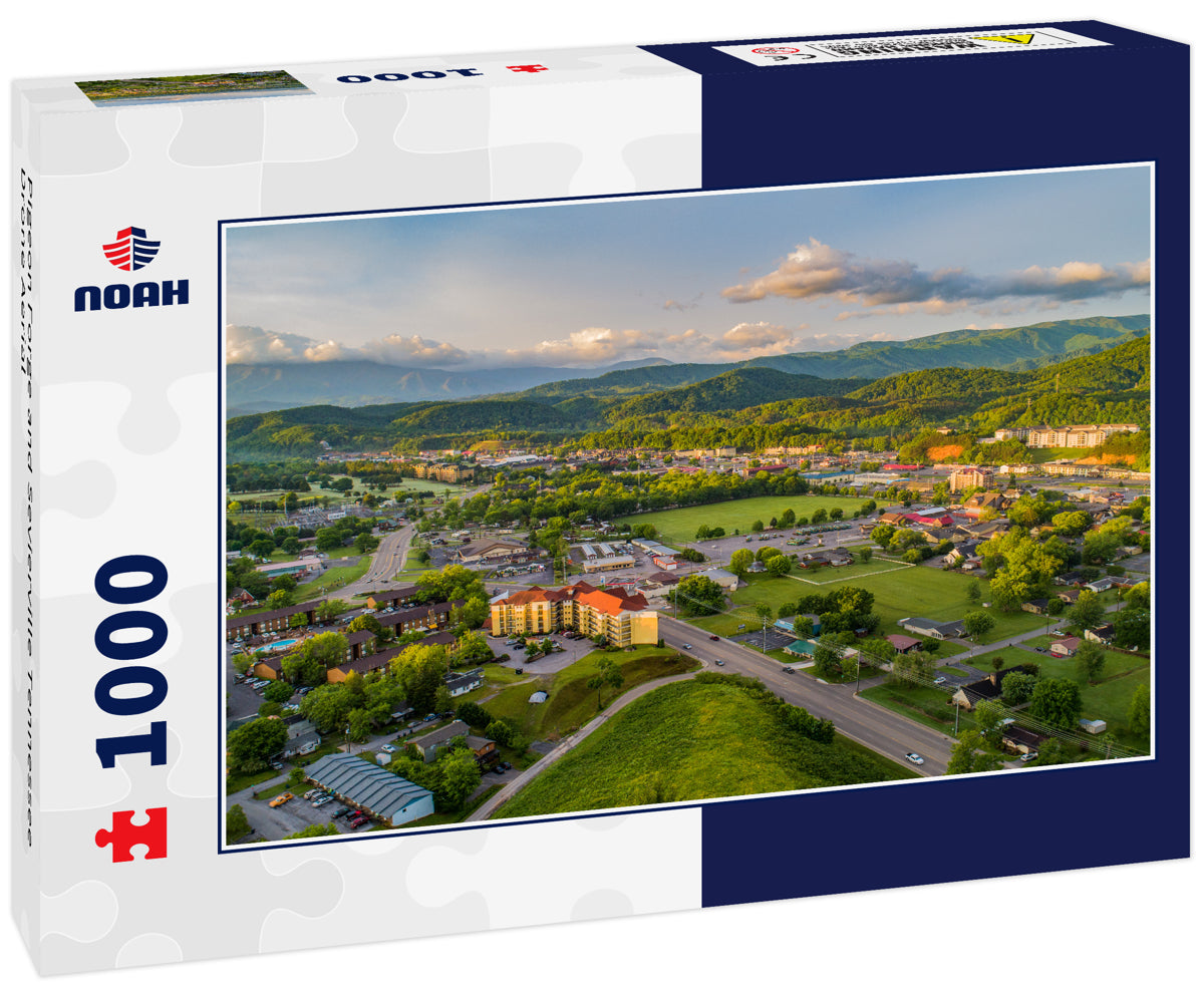 Pigeon Forge and Sevierville Tennessee Drone Aerial