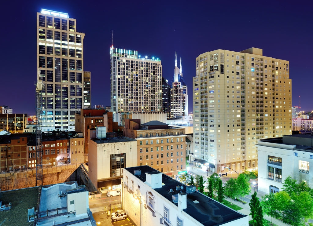 Nashville Tennessee at Night
