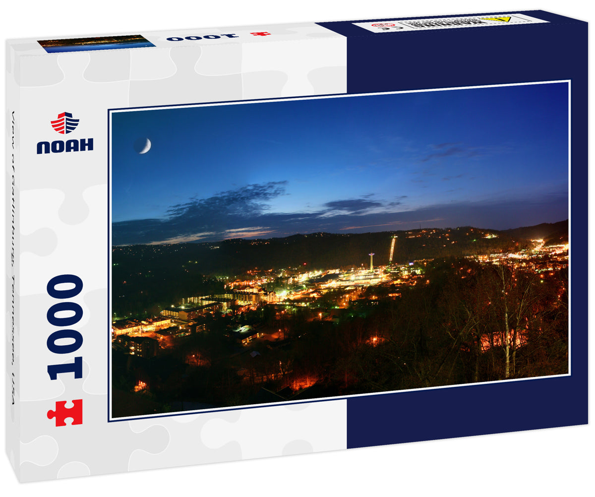 View of Gatlinburg, Tennessee, USA