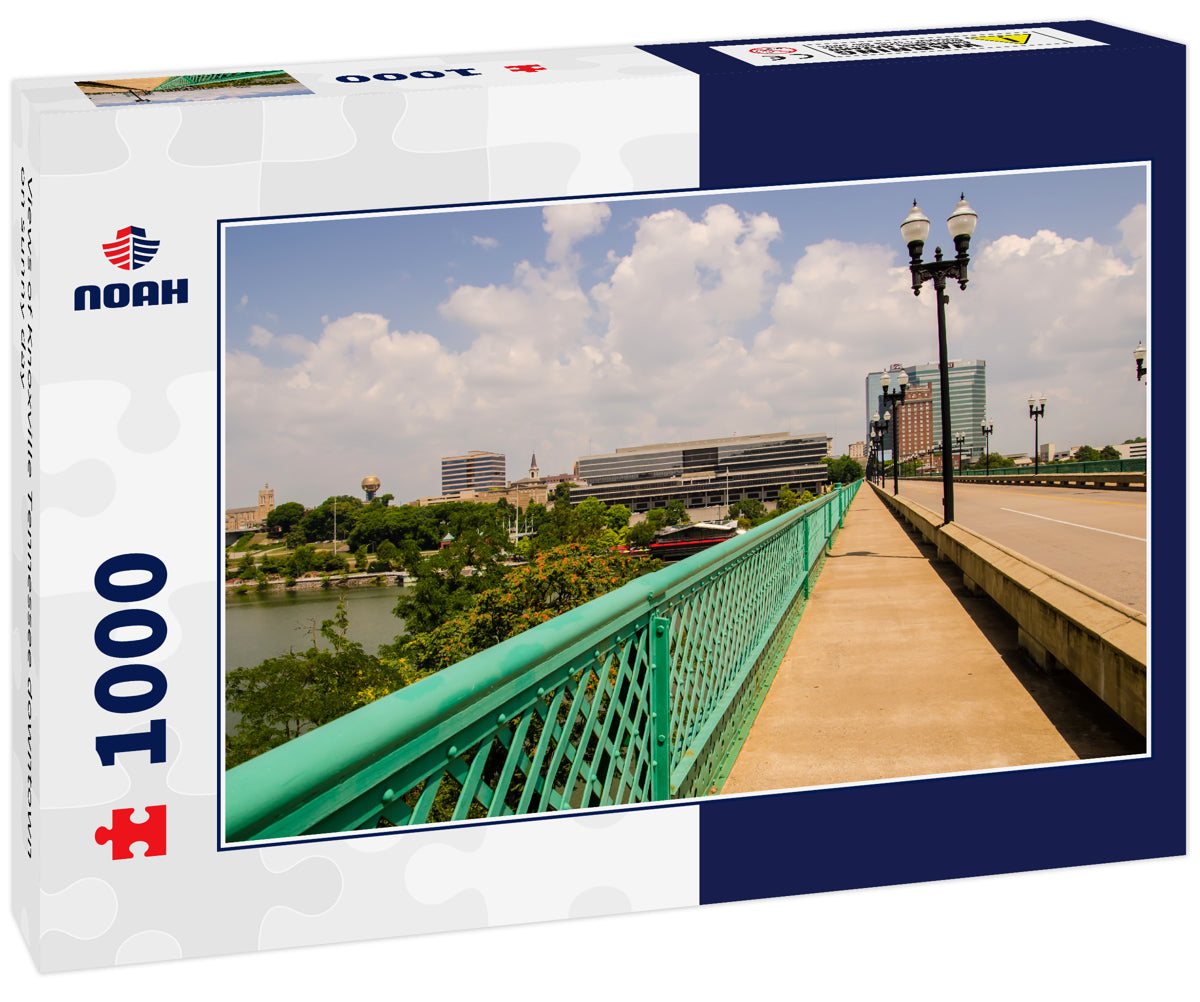 Views of Knoxville Tennessee downtown on sunny day