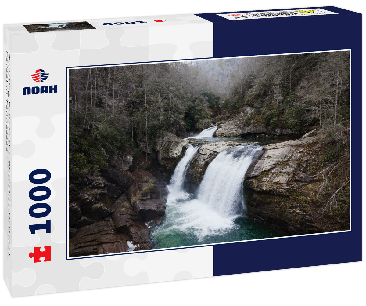 Twisting Falls in the Cherokee National Forest in Tennessee