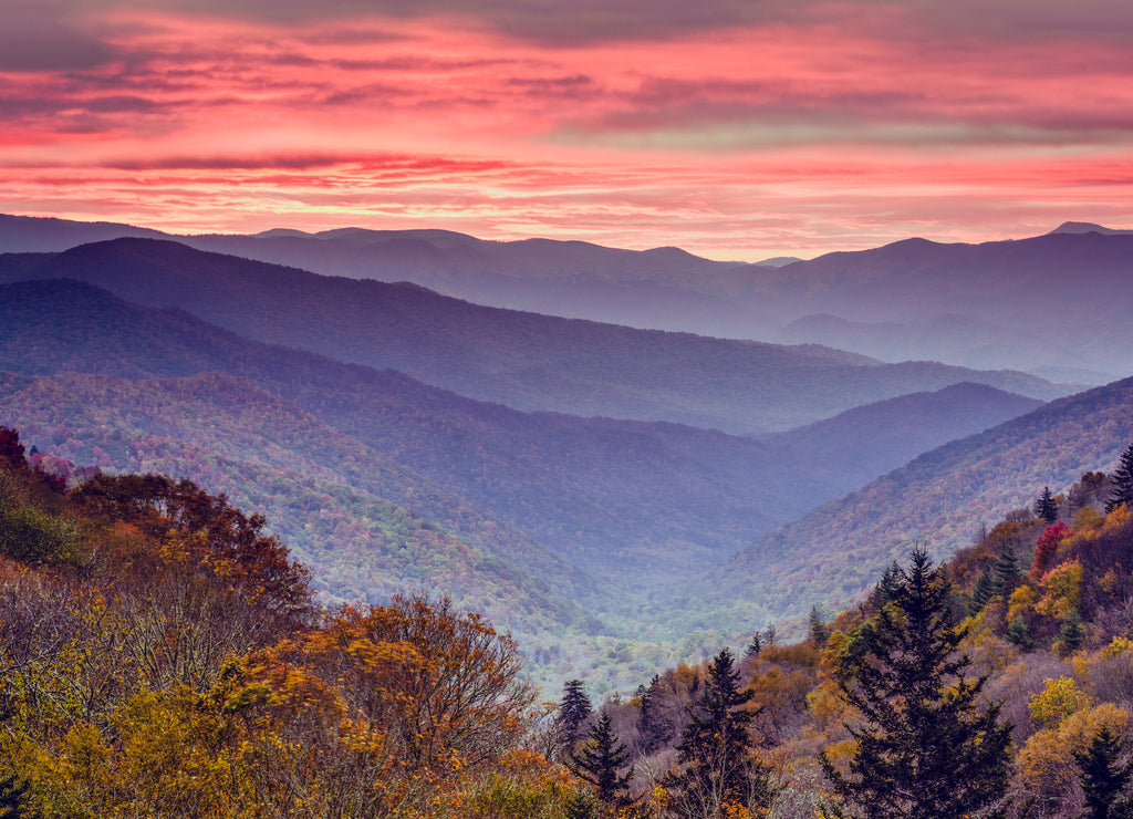 Smoky Mountains National Park in Tennessee, USA