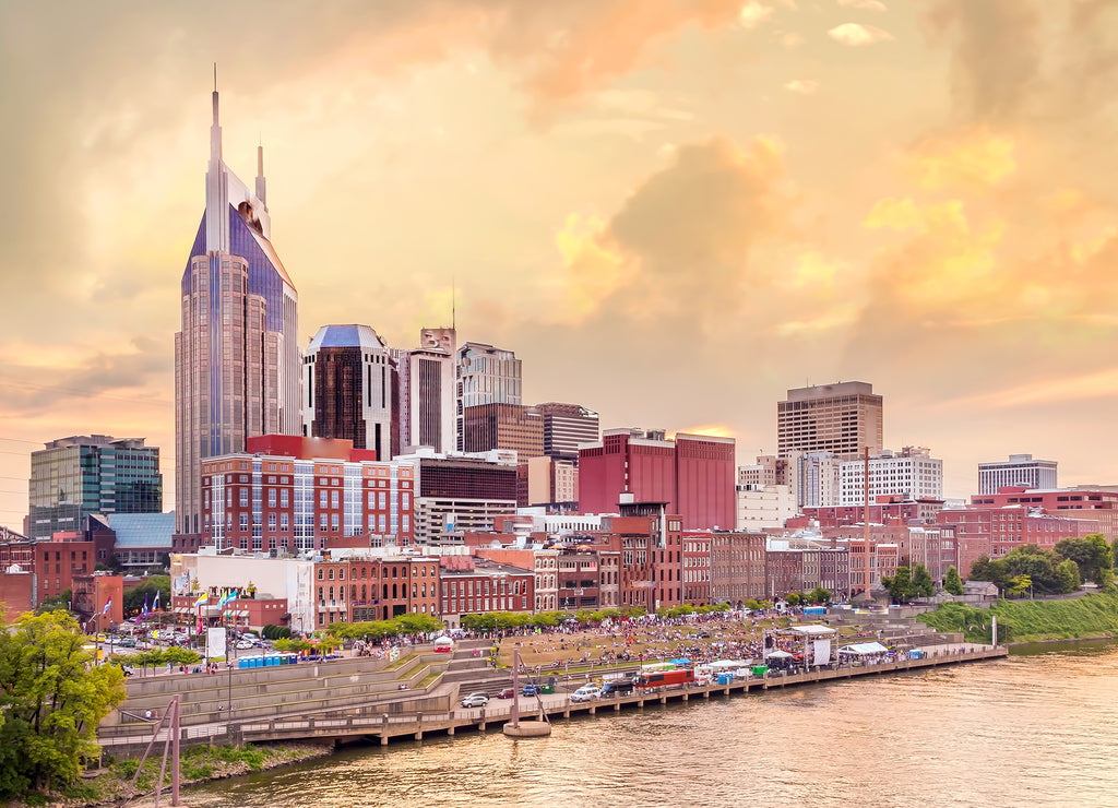 Nashville, Tennessee downtown skyline