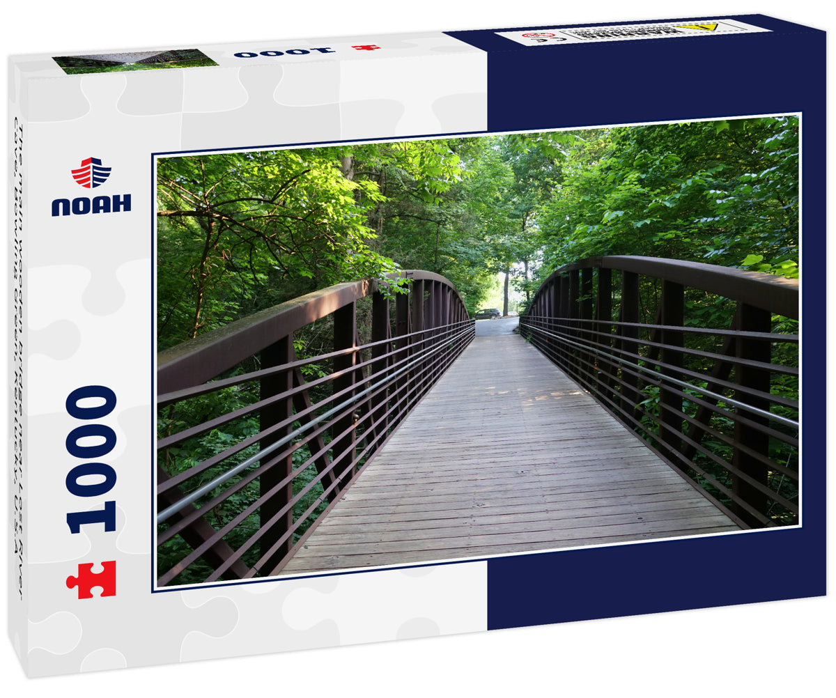 The main wooden bridge near Lost River Cave, Bowling Green, Kentucky, U.S.A