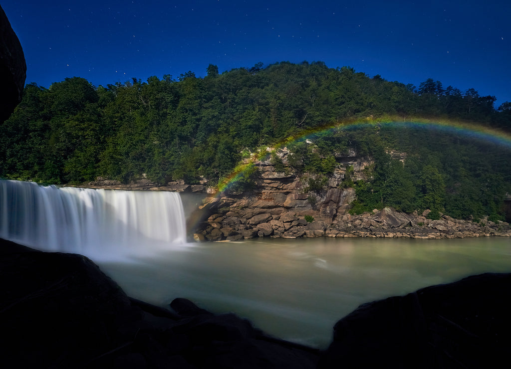 Moonbow at Cumberland Falls, Kentucky