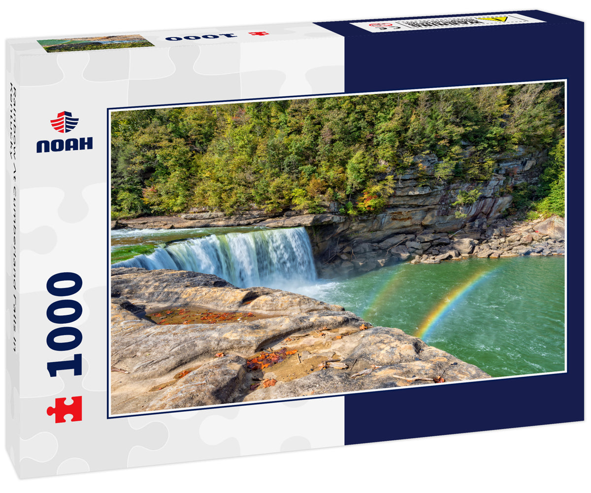 Rainbow At Cumberland Falls In Kentucky
