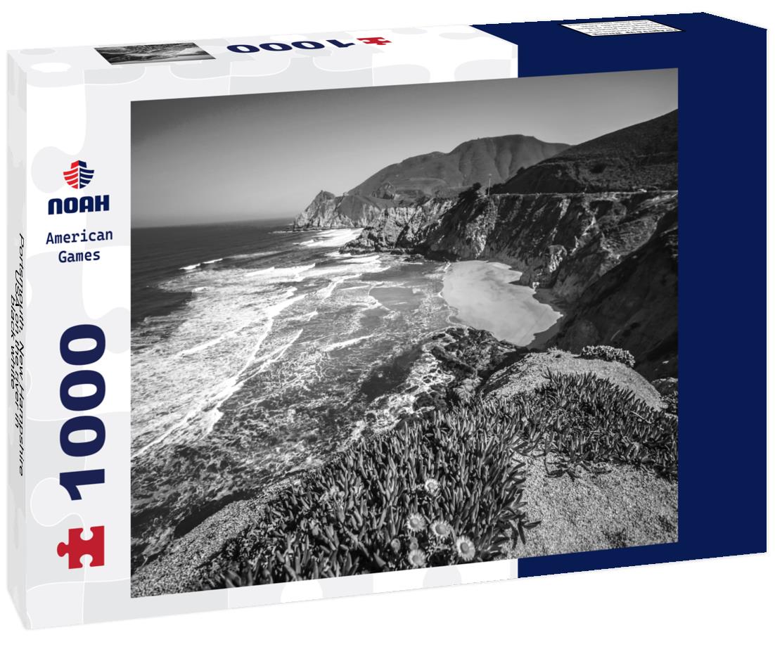 Noah Jigsaw Puzzle Portsmouth, New Hampshire, USA on the river in black white 1000 pieces