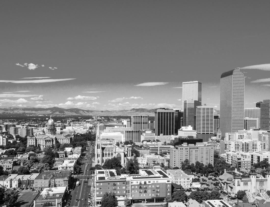 Noah Jigsaw Puzzle Macon, Georgia, USA downtown city skyline at dusk in black white 1000 pieces