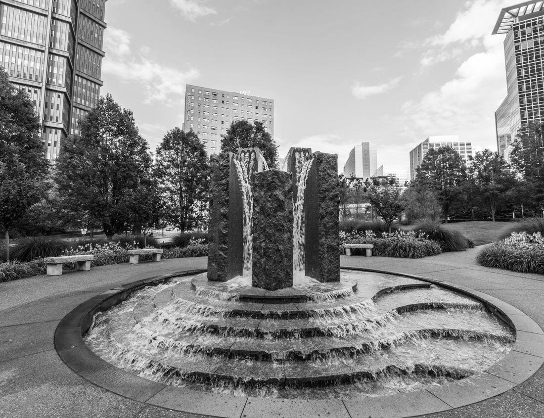 Noah Jigsaw Puzzle Corpus Christi, Texas, USA skyline at dusk in black white 1000 pieces