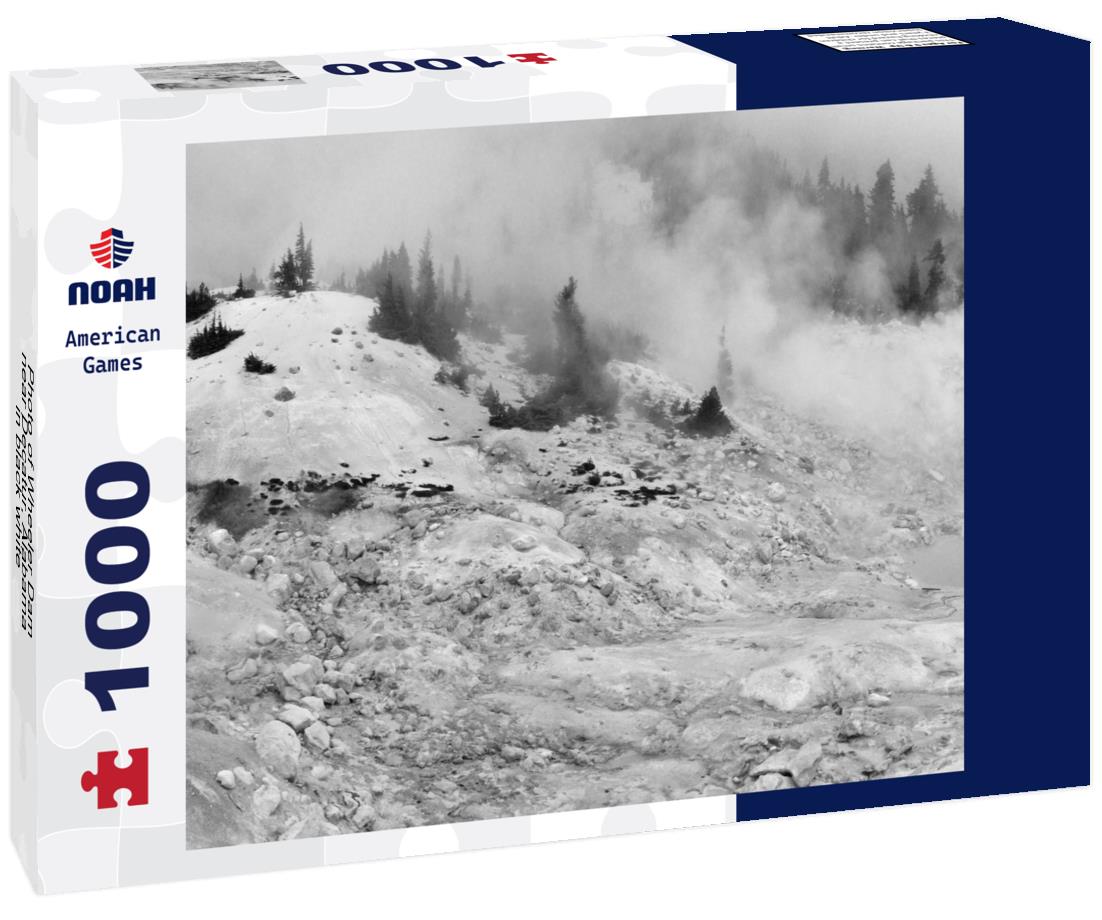 Noah Jigsaw Puzzle Photo of Wheeler Dam near Decatur, Alabama in black white 1000 pieces