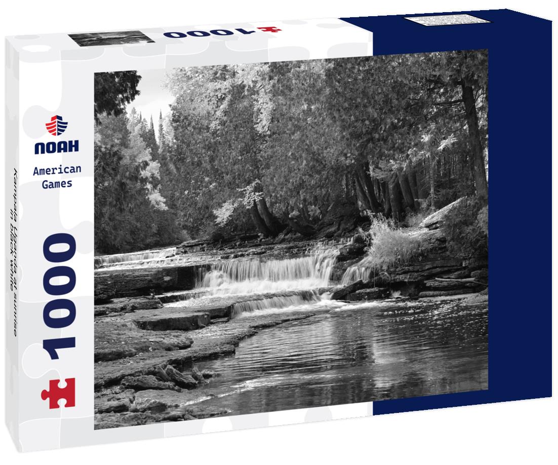 Noah Jigsaw Puzzle Kampala Uganda at sunrise in black white 1000 pieces