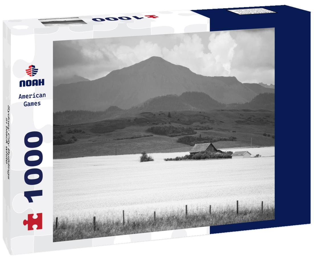 Noah Jigsaw Puzzle Sydney City Buildings in black white 1000 pieces