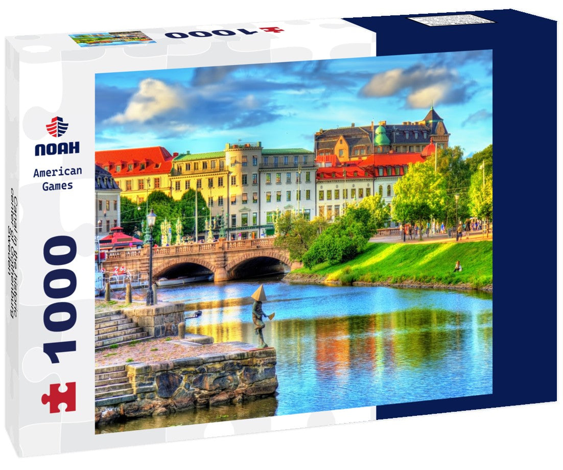 Noah Jigsaw Puzzle Canal in the historic center of Gothenburg, Sweden 1000 pieces