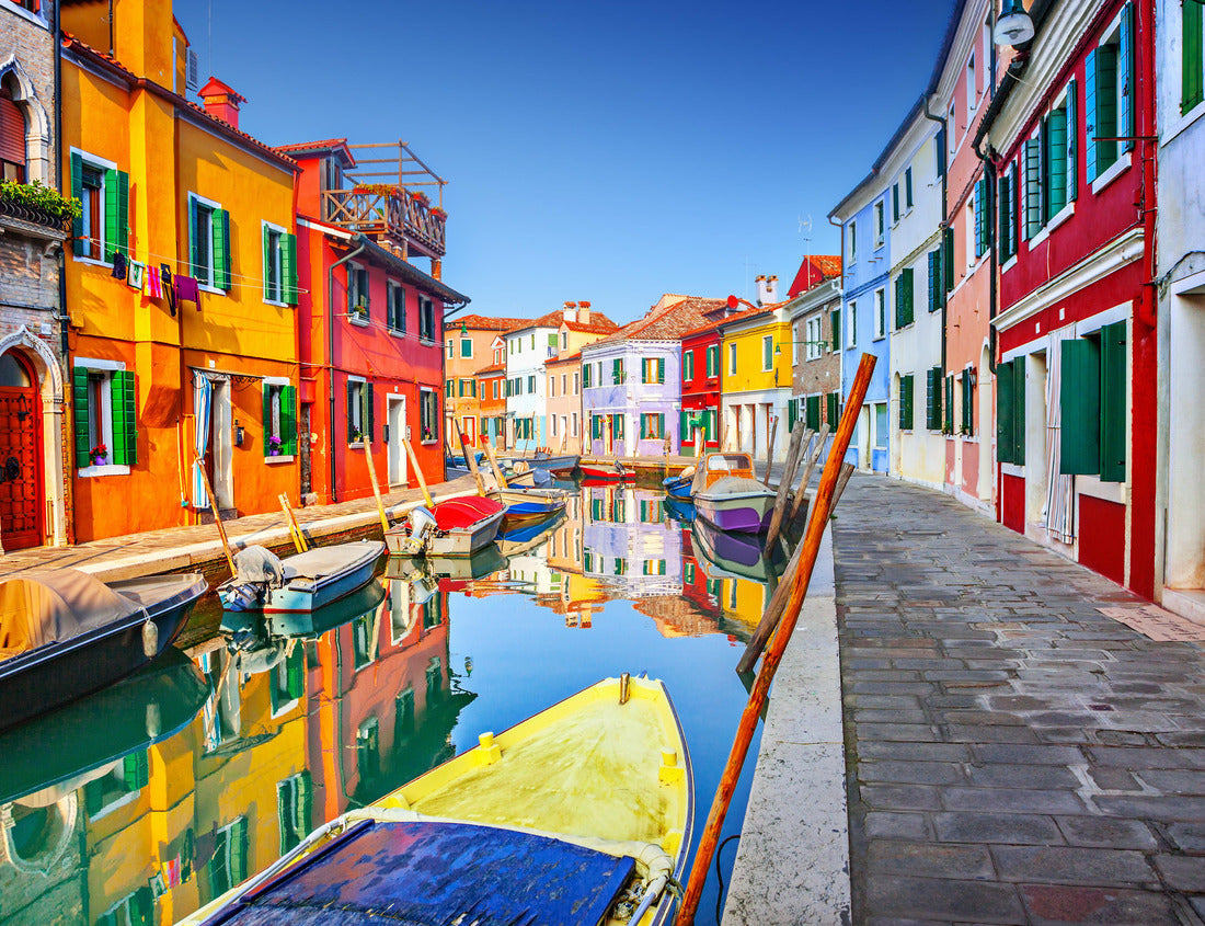 Noah Jigsaw Puzzle Colorful houses in Burano, Venice, Italy 1000 pieces
