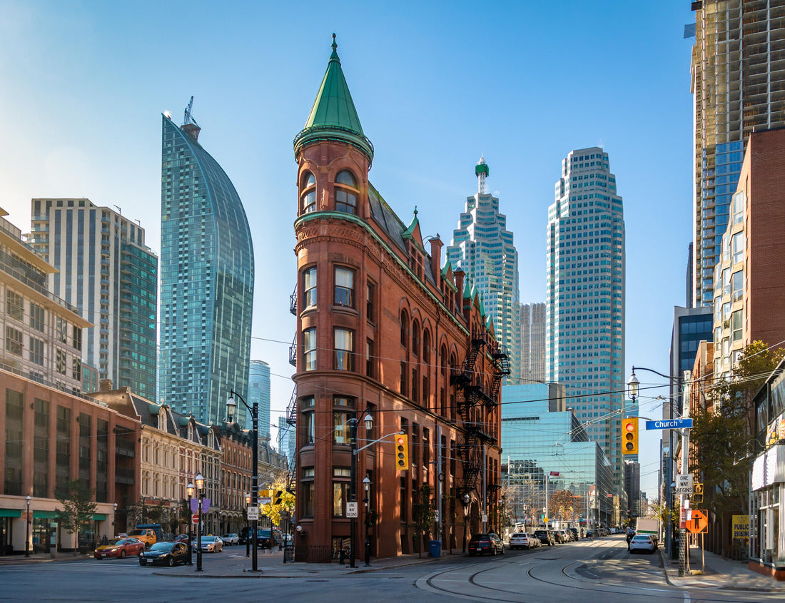 Noah Jigsaw Puzzle Gooderham or Flatiron Building in downtown Toronto - Toronto, Ontario, Canada 1000 pieces