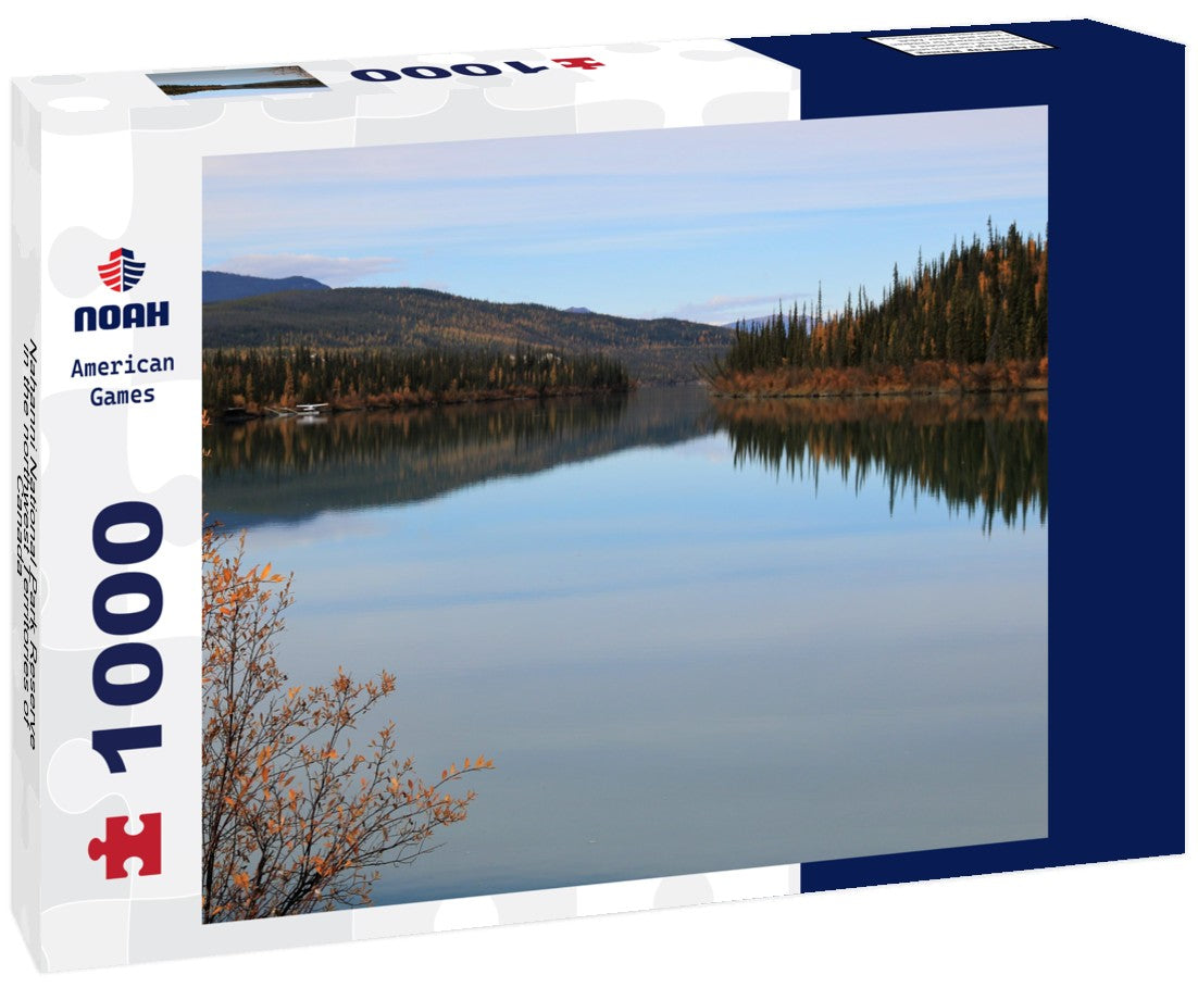 Noah Jigsaw Puzzle Nahanni National Park Reserve in the northwest Territories of Canada - Nahanni River upstream of the Virginia Falls - the water plain landing area 1000 pieces