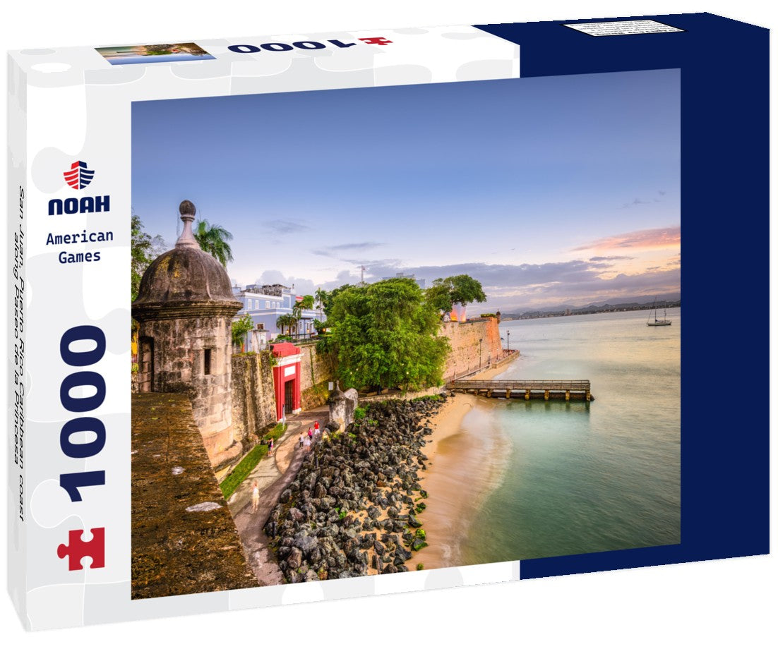 Noah Jigsaw Puzzle San Juan, Puerto Rico Caribbean coast along Paseo de la Princesa 1000 pieces
