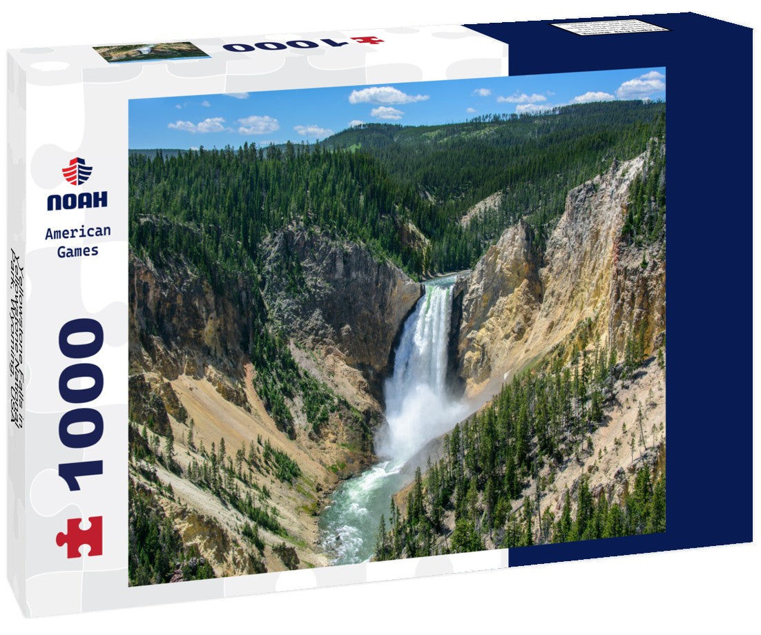 Noah Jigsaw Puzzle Yellowstone Falls in Yellowstone National Park, Wyoming, USA 1000 pieces