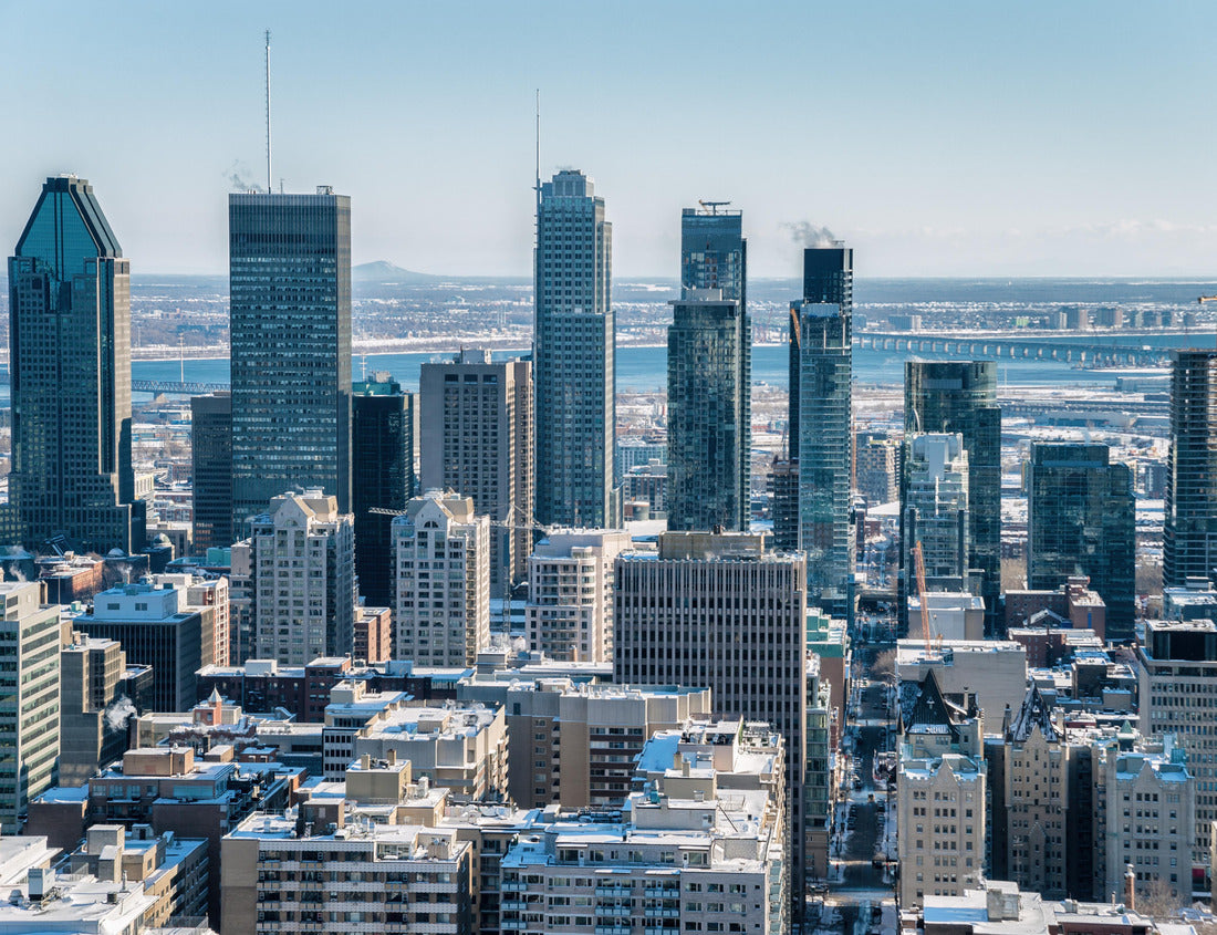 Noah Jigsaw Puzzle Montreal Skyline from Kondiaronk Belvedere / Mont-Royal in winter 1000 pieces