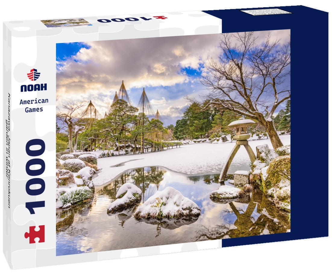 Noah Jigsaw Puzzle Kanazawa, Japan at Kenrokuen garden in winter 1000 pieces