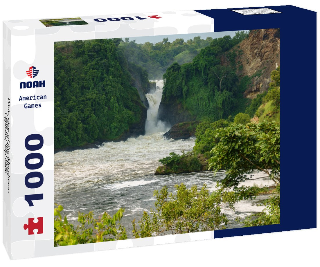Noah Jigsaw Puzzle Wide view of the Murchison Falls in Nilo River, Uganda, top view 1000 pieces