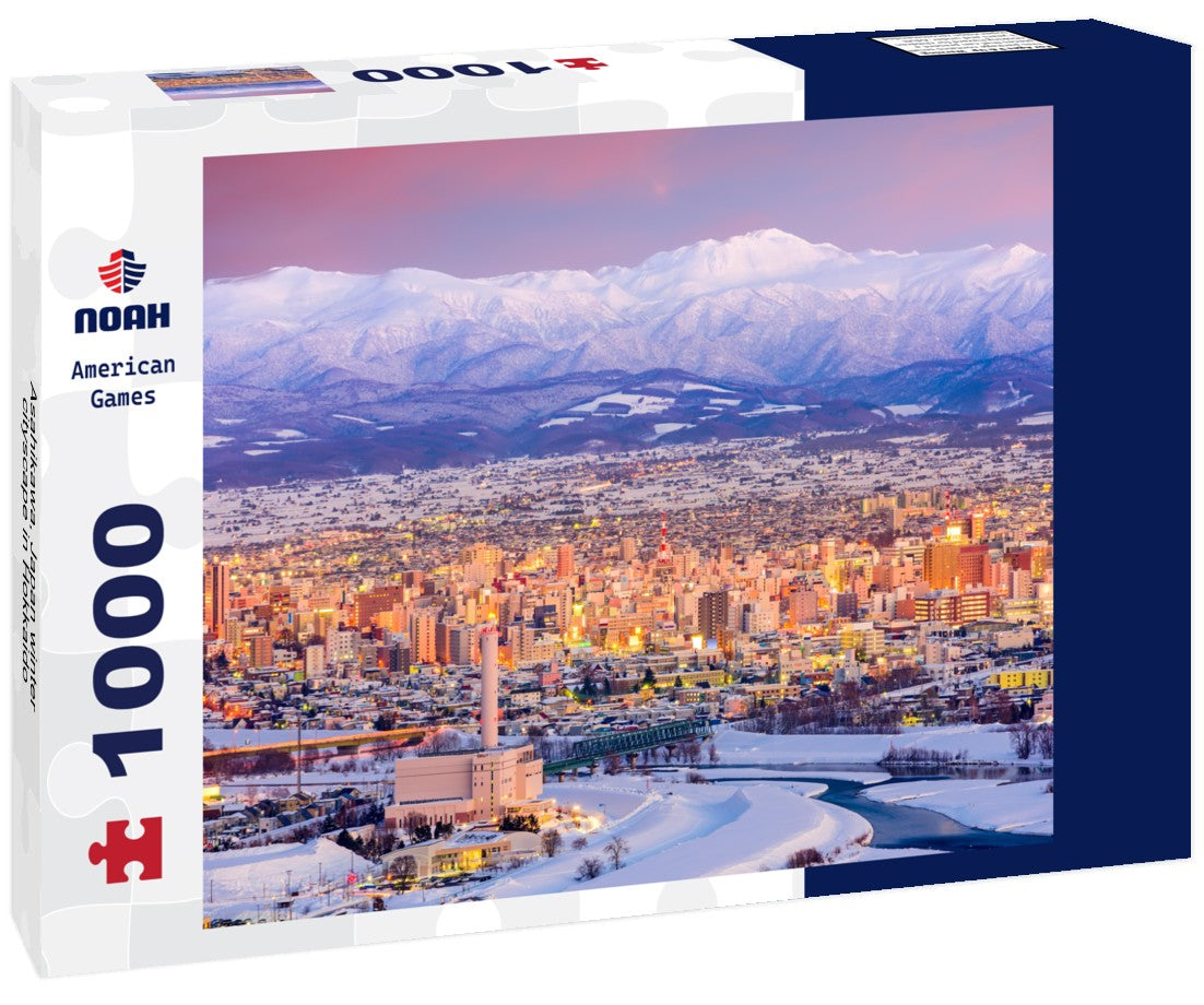 Noah Jigsaw Puzzle Asahikawa, Japan winter cityscape in Hokkaido 1000 pieces