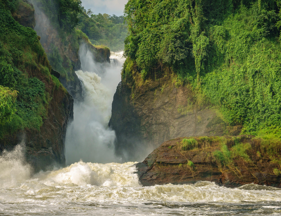 Noah Jigsaw Puzzle Detailed close-up of Murchison Falls main one in Nilo River, Uganda, top view 1000 pieces