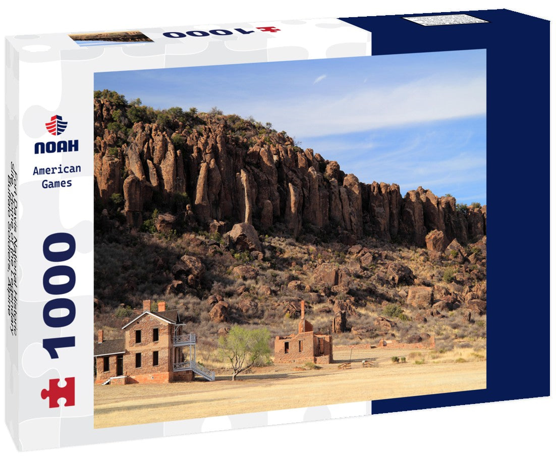 Noah Jigsaw Puzzle Fort Davis National Historic Site, Home of the Legendary Buffalo Soldiers, Alpine, Texas 1000 pieces