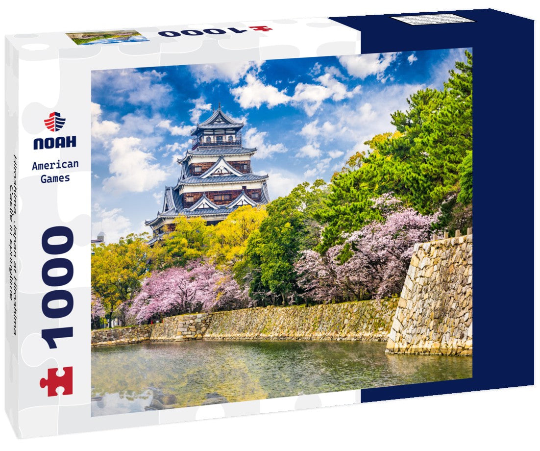 Noah Jigsaw Puzzle Hiroshima, Japan at Hiroshima Castle in springtime 1000 pieces
