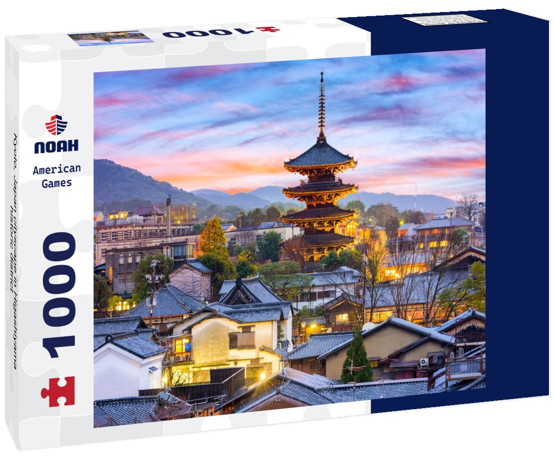 Noah Jigsaw Puzzle Kyoto, Japan cityscape in Higashiyama historic district 1000 pieces