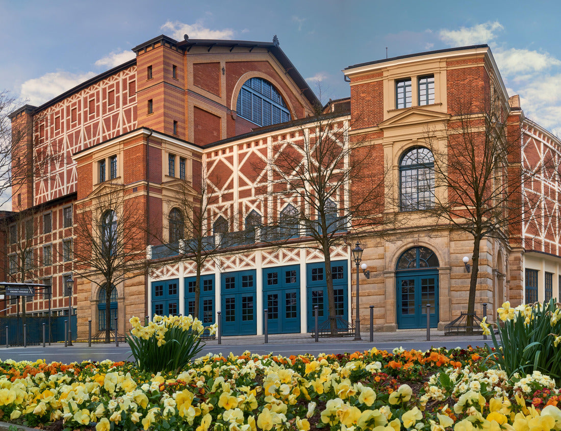 Noah Jigsaw Puzzle Large panorama of the Wagner Festival Theater in Bayreuth, Germany. Theater of the famous German composer Richard Wagner 1000 pieces
