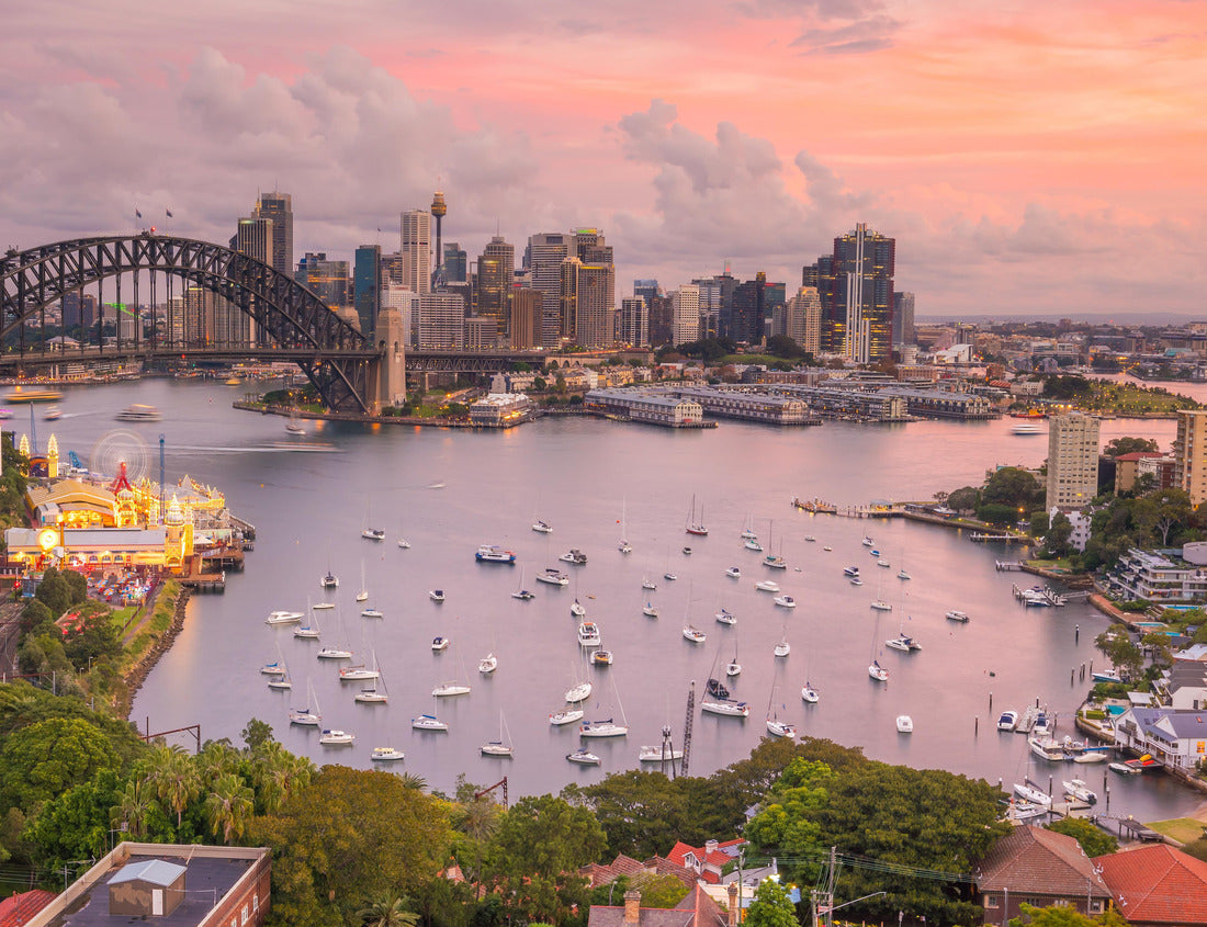 Noah Jigsaw Puzzle Downtown Sydney skyline in Australia at twilight 1000 pieces