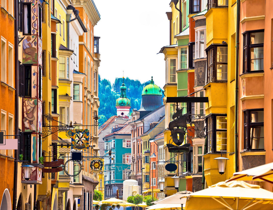 Noah Jigsaw Puzzle Historic Street Innsbrucker Blick, Alpine city in Tyrol, Austria region 1000 pieces