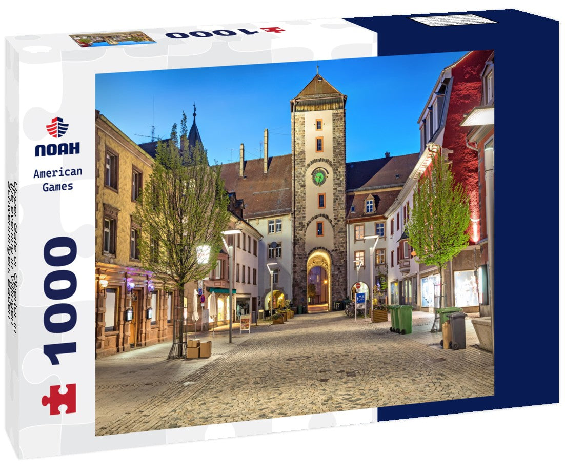 Noah Jigsaw Puzzle Upper Gate or Obertor in the evening in Villingen-Schwenningen, Baden-Württemberg, Germany 1000 pieces