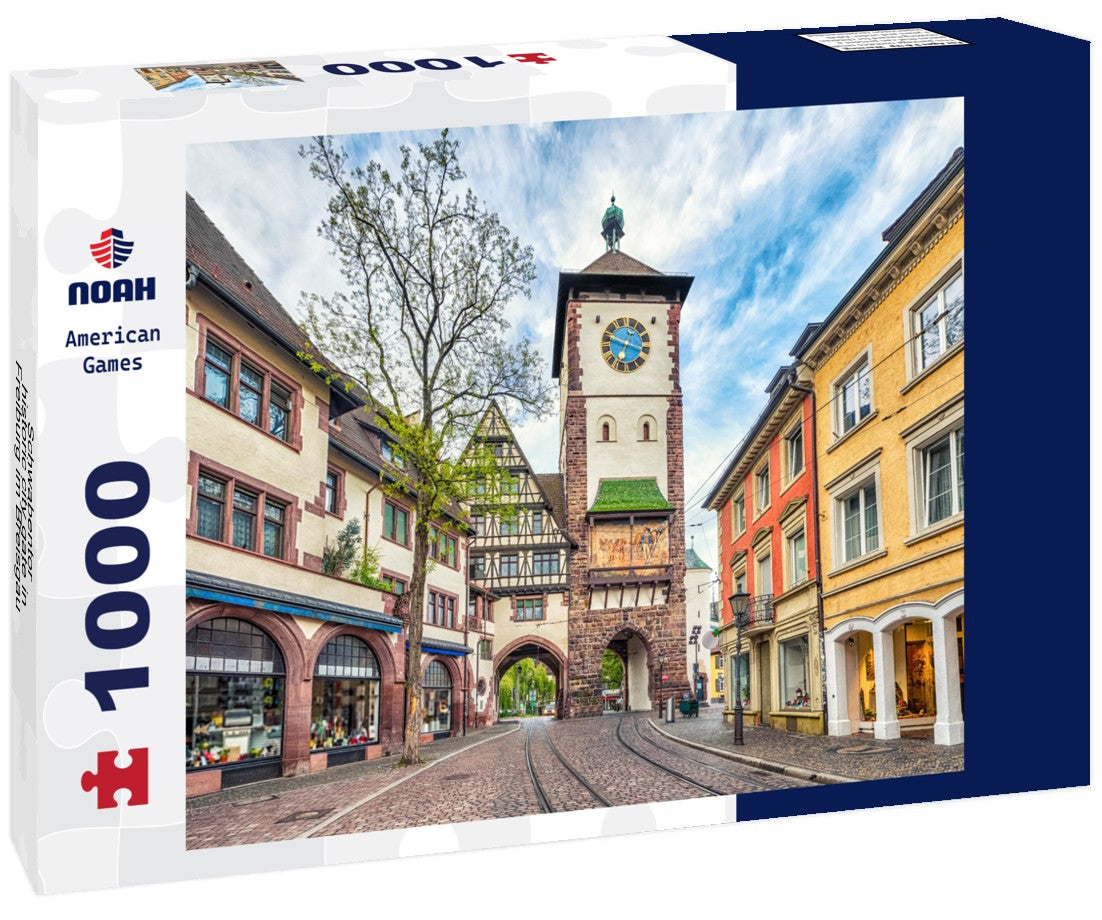 Noah Jigsaw Puzzle Schwabentor - historic city gate in Freiburg im Breisgau, Baden-Württemberg, Germany 1000 pieces